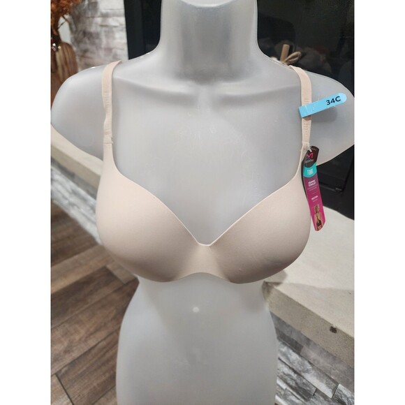 Maidenform Women's Comfort Devotion DreamWire Full Coverage Bra DM0070 Nude - Picture 1 of 5